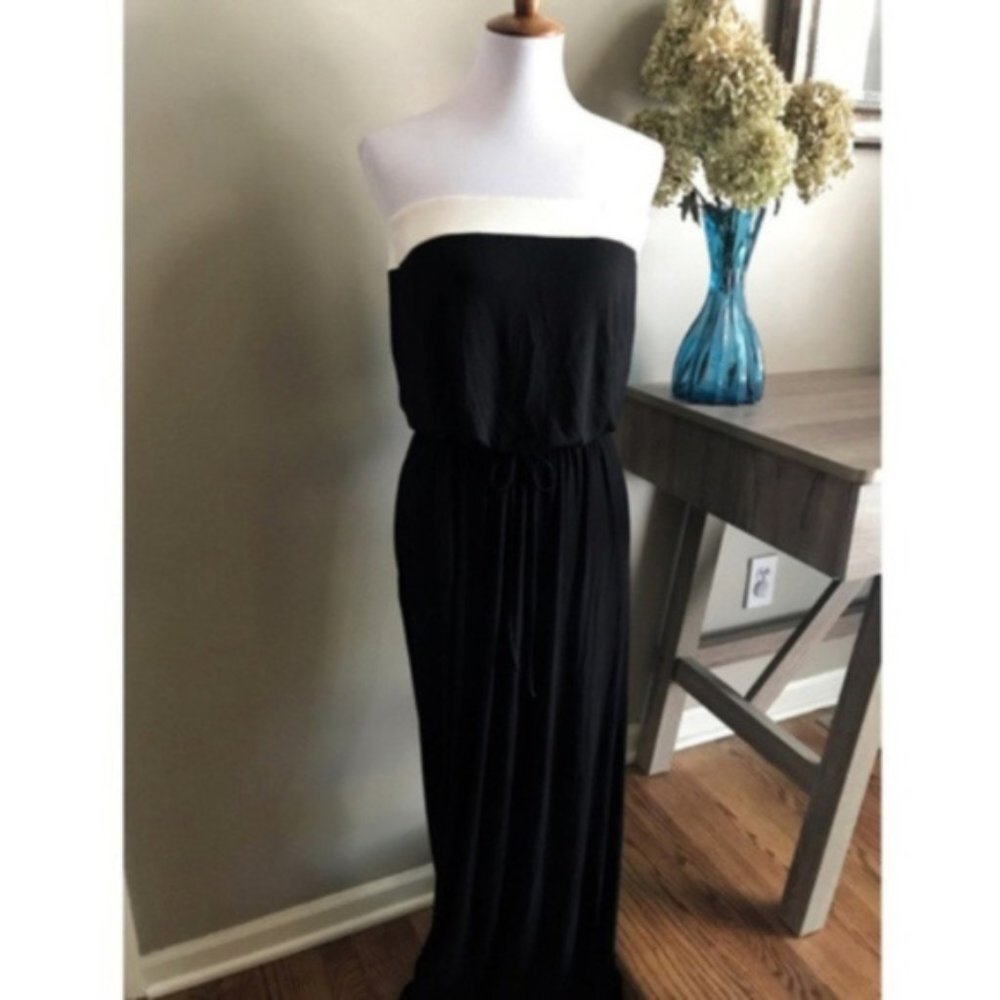 J. Crew Strapless Maxi Dress size M